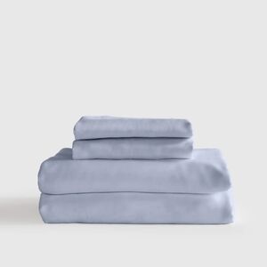 NWOT! Quince Organic Bamboo Sky Blue Sheets & 1 Pillowcase! Twin (219)(READ)